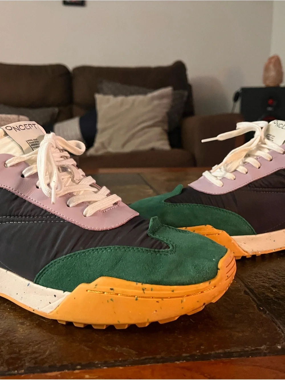 Oncept Brooklyn Sneaker - Green/Lavender/Black